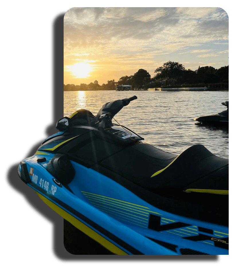 Jetski 1st content a boat in the dark